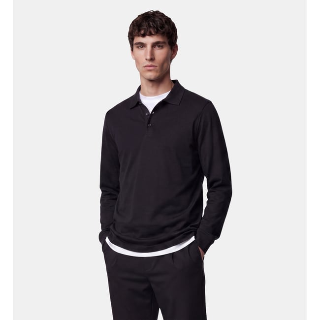 Pull polo teripol en laine mérinos - GALERIES LAFAYETTE