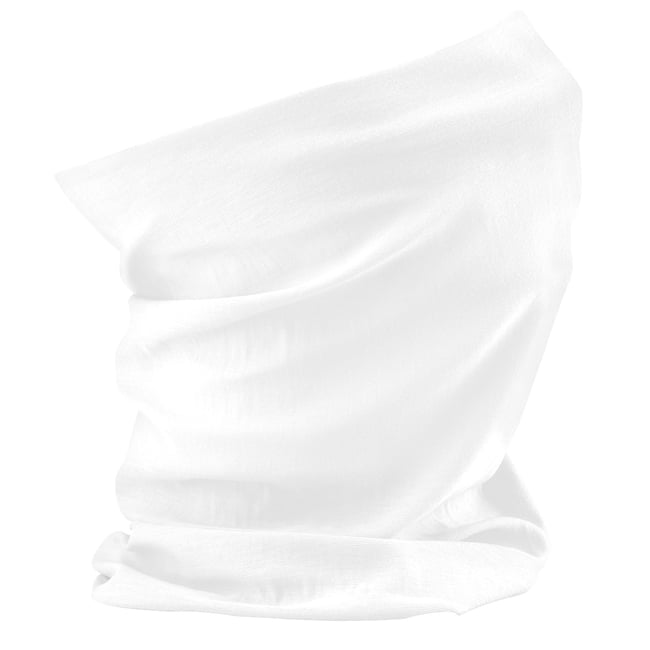 Echarpe multi fonction blanc <span itemprop=