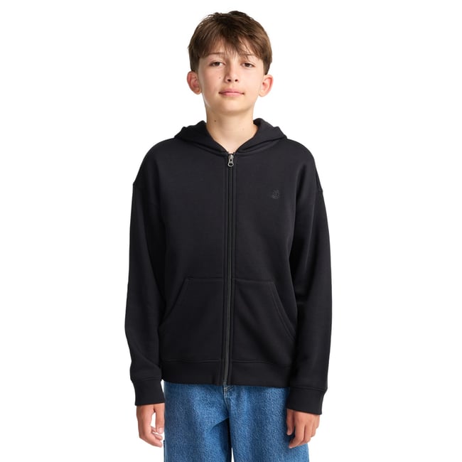 Pull zippé à capuche ALIGATOR Y noir flint black <span itemprop=