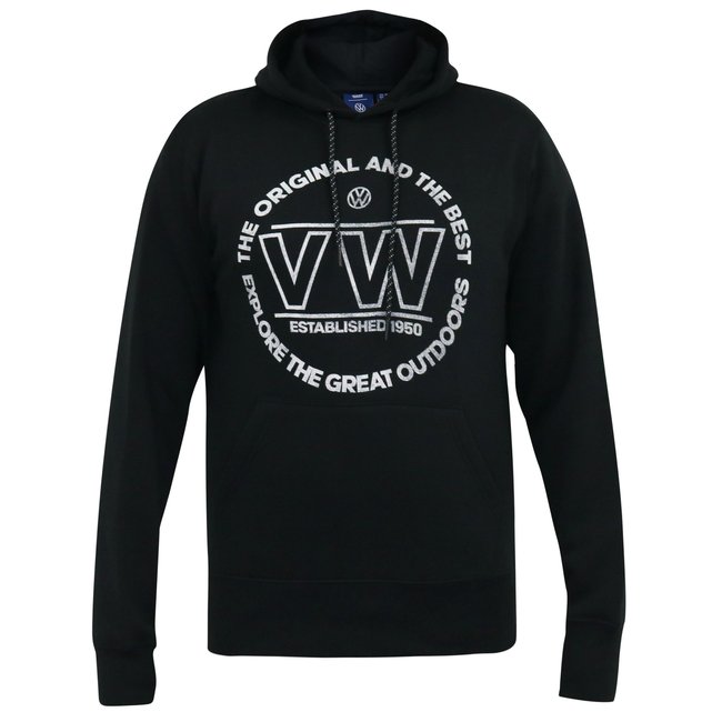 Sweat à capuche BOURTON noir <span itemprop=