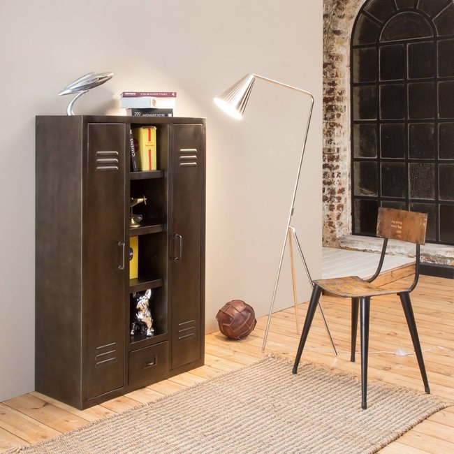 Armoire en métal  LOCKER Couleur noir <span itemprop=