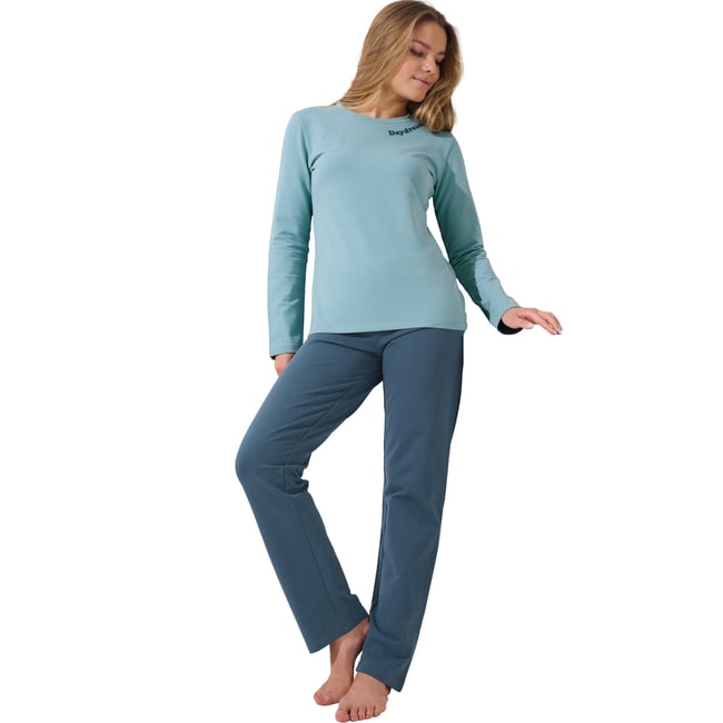 Pyjama pantalon large top manches longues Delightful - LISCA
