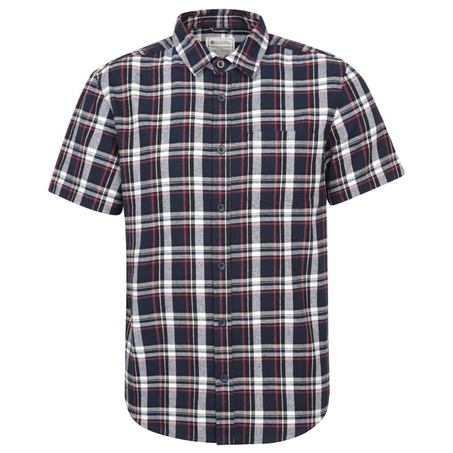 Chemise manches courtes motif/style à carreaux TRACE - MOUNTAIN WAREHOUSE