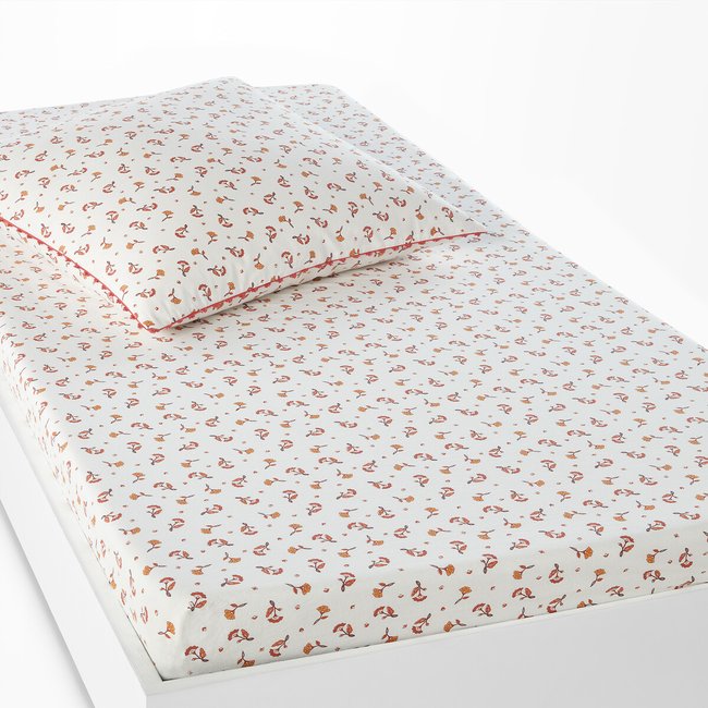 Spannbettlaken Sabana, vorgewaschene Baumwolle motiv blumen <span itemprop=