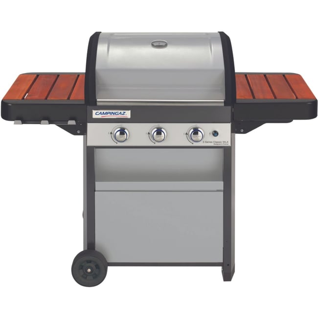 Barbecue gaz 3 SERIES CLASSIC WLX inox 3 brûleurs sur chariot, 61x45 cm - CAMPINGAZ
