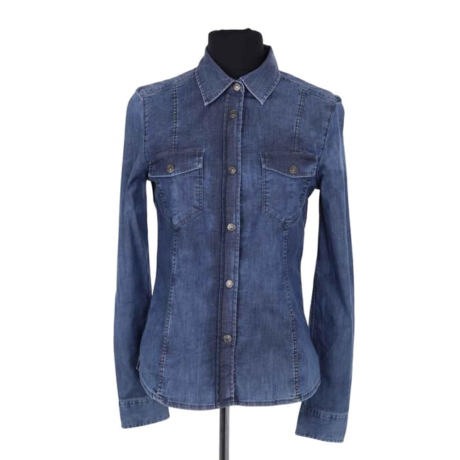 Chemise - Bon État bleu <span itemprop=