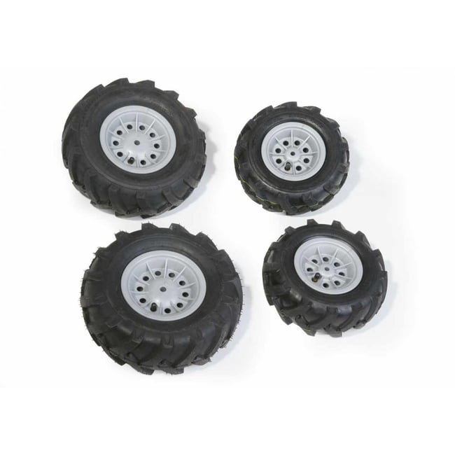 Lot de roues pour rollyJunior et rollyFarmtrac noir <span itemprop=