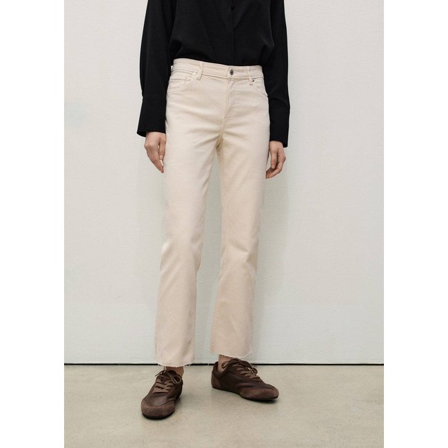 Jean Sienna flare crop écru <span itemprop=