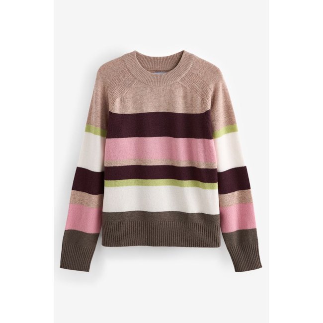Pull ras du cou à motif - NEXT