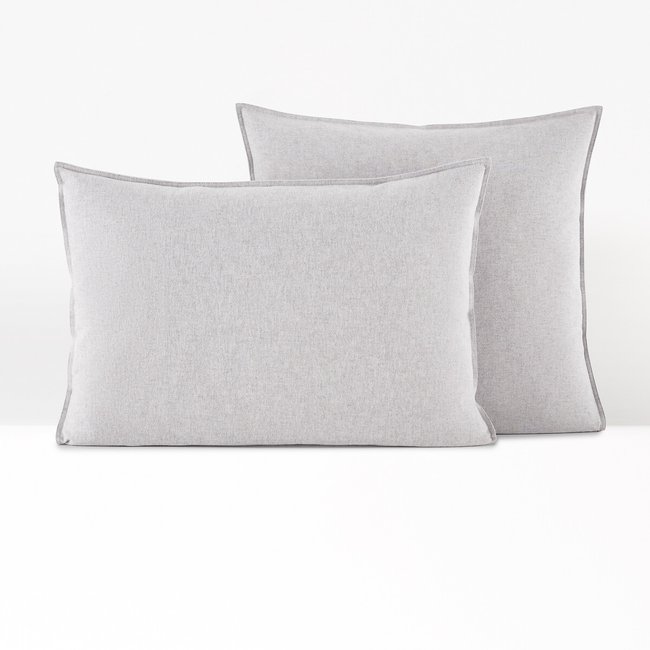 Funda de almohada, franela de algodón, Clara - LA REDOUTE INTERIEURS