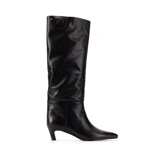 Bottes cuir Catarina black <span itemprop=