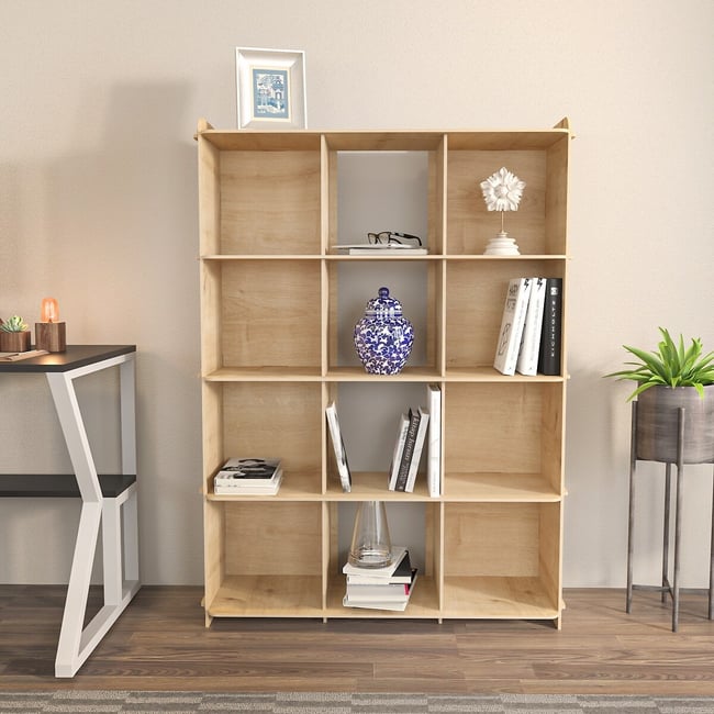 Полка для книг, Zimba / Зимба цвет дуб SO'HOME
