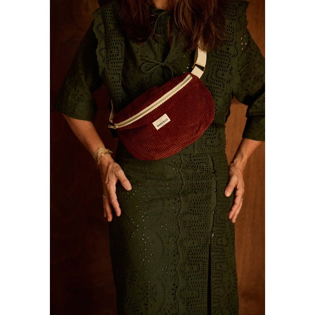 Sac banane en velours, VELOURS - GABRIELLE PARIS