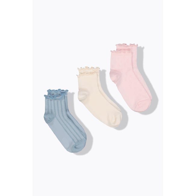 Lot de 3 paires de chaussettes. multicolore <span itemprop=