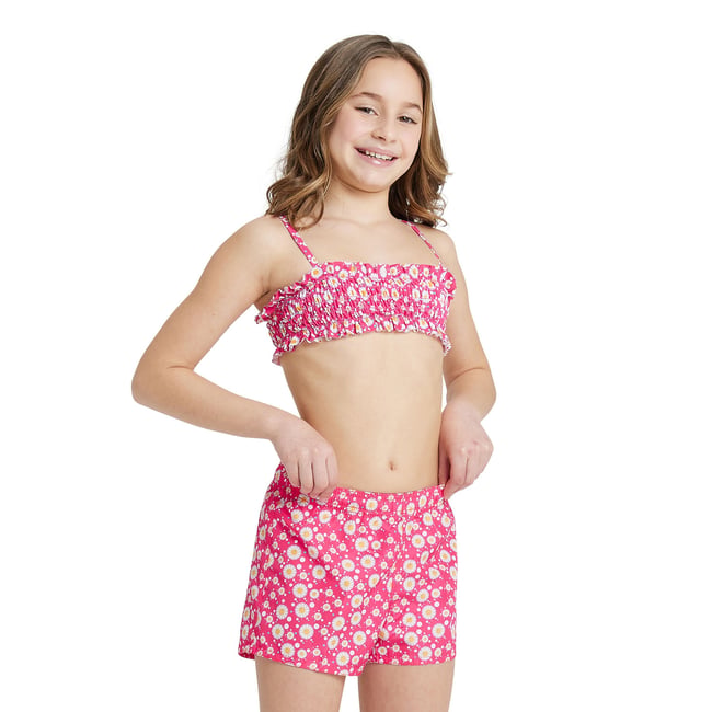Short de plage Allover freak rose multi <span itemprop=