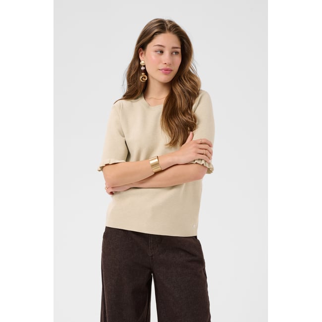 Pullover tricoté - CREAM