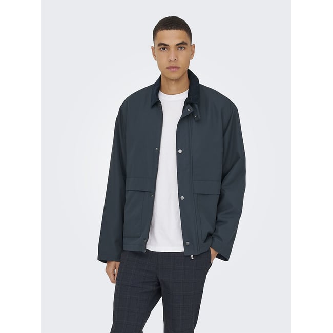 Giacca con collo in velluto a contrasto, Kosmo - ONLY & SONS