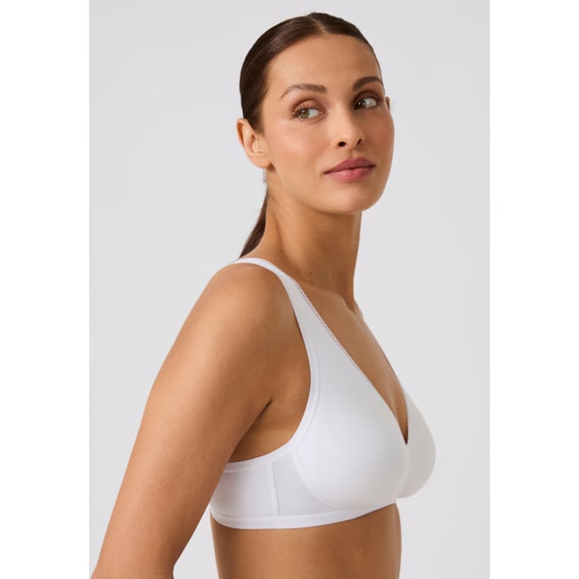 Soutien-gorge sans armatures emboîtant coton majoritaire - DAMART