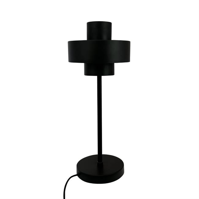 Lampe à poser en métal noir STOKE Couleur noir <span itemprop=