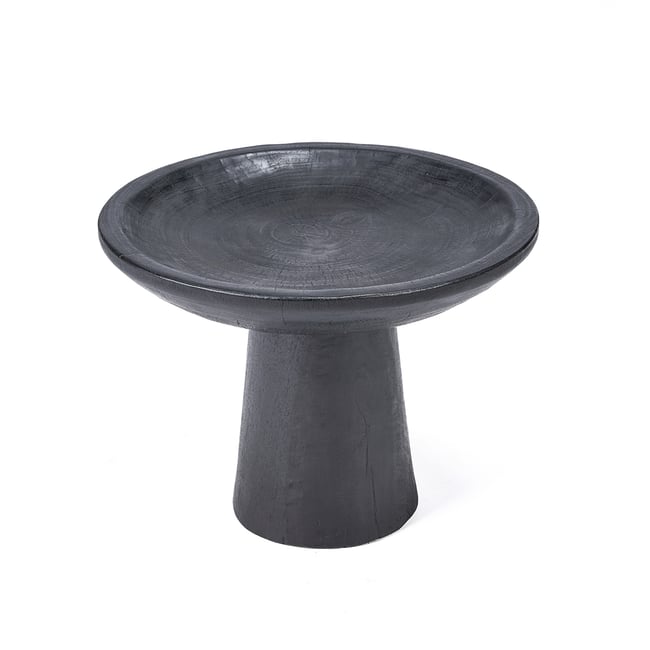 Plateau en bois de manguier BALI Couleur noir <span itemprop=