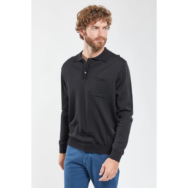 Tee Shirt Manches Longues Homme Laine Mérinos - Pull Léger Respirant Thermique Randonnée Camping