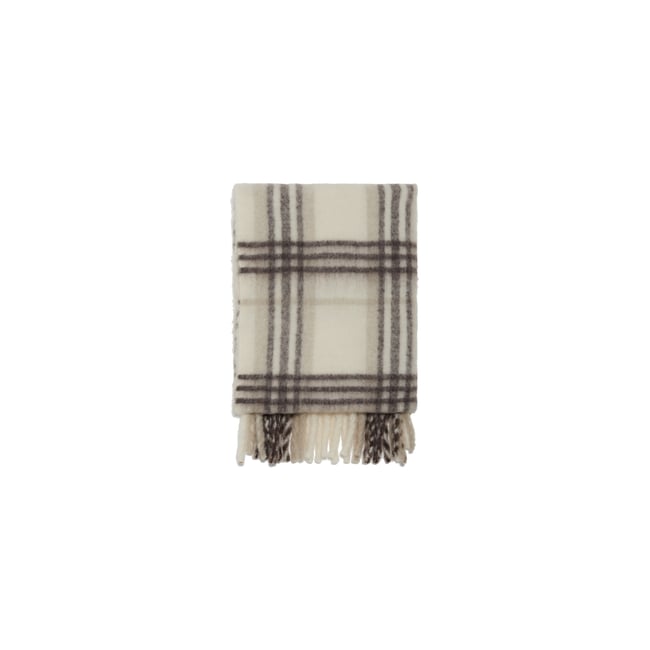 Écharpe en laine LOUISON ecru <span itemprop=