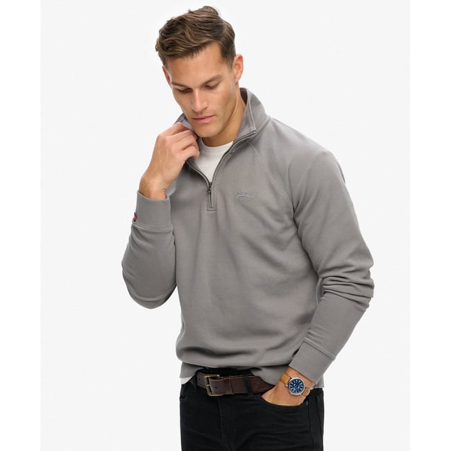 Pull Henley Raglan Logo Essential - SUPERDRY