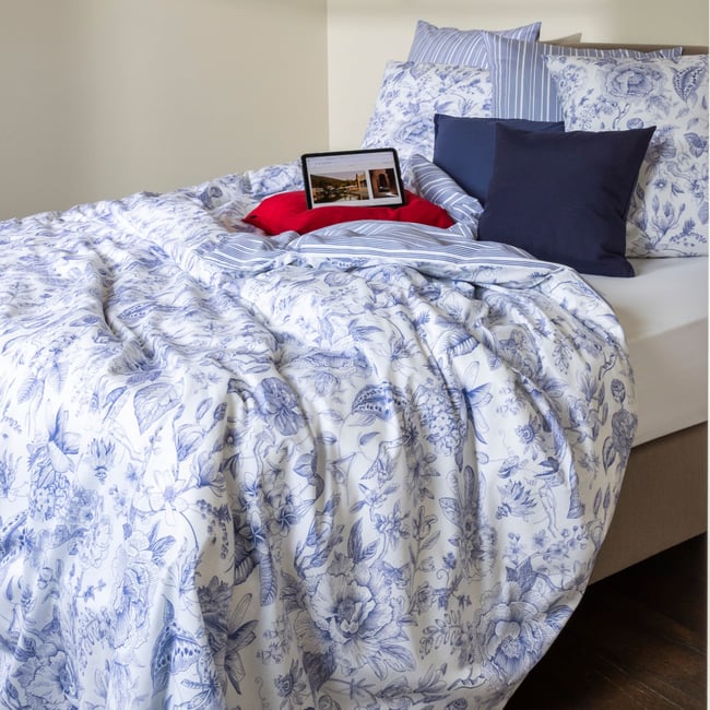 Parure De Lit Vichy Terre De Nuit - 240x220 Cm, Noir, 100% Coton 57 Fils/cm², Housse + 2 Taies