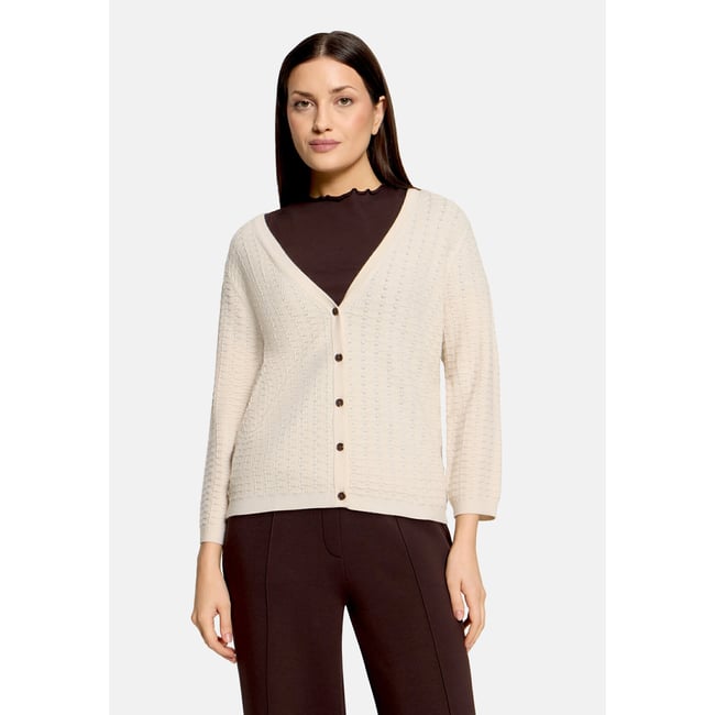 Cardigan en maille à encolure en v - CARTOON