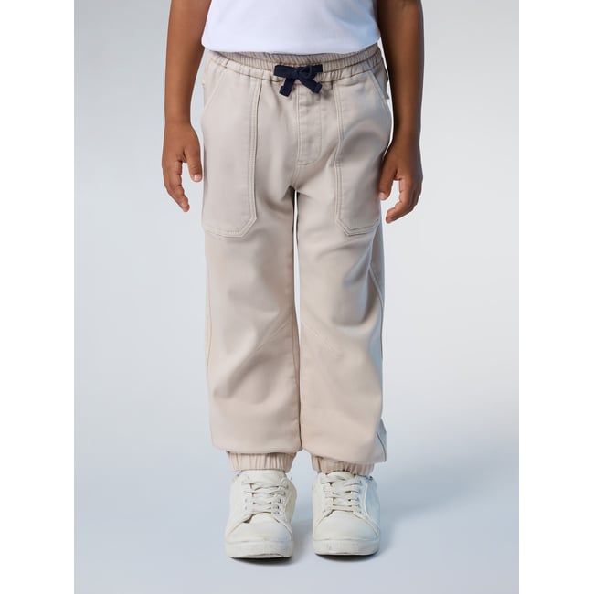 Pantalon de survêtement aspect denim gris béton <span itemprop=
