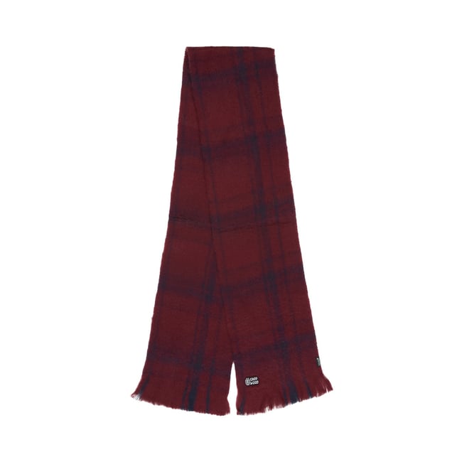 Écharpe en maille zinfandel checks <span itemprop=