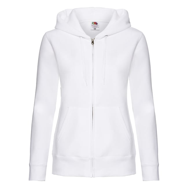 Sweat à capuche PREMIUM blanc <span itemprop=
