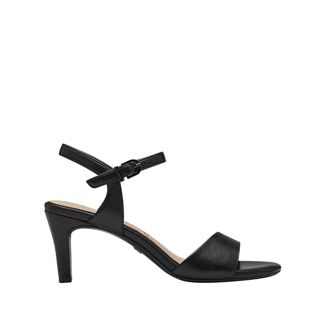 Sandales à talons noir <span itemprop=