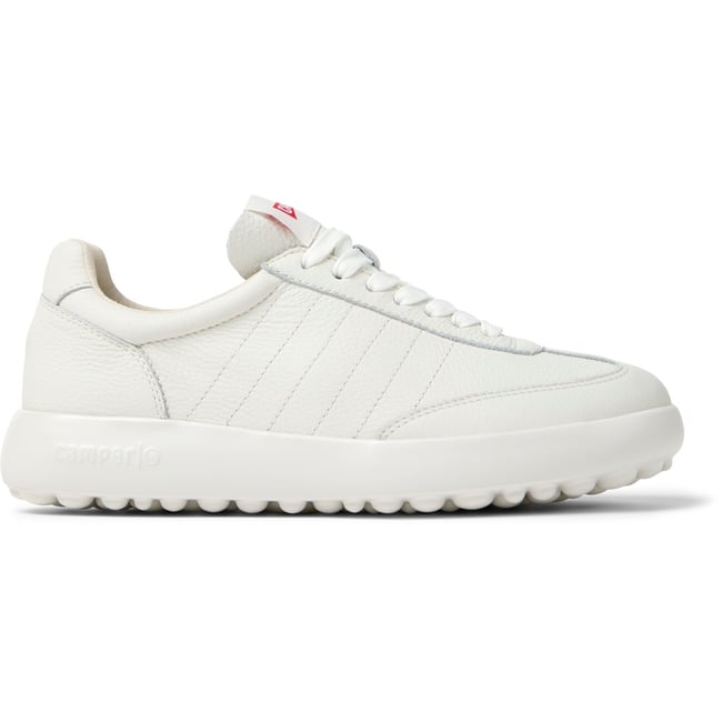Baskets cuir PELOTAS XLF blanc <span itemprop=