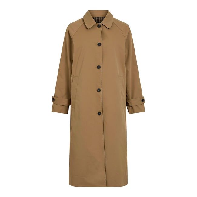 Trench lungo reversibile beige VILA