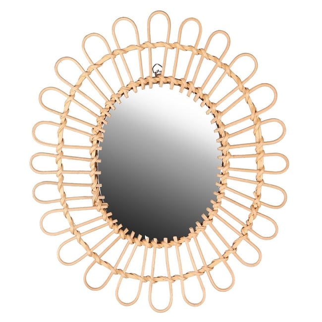 Miroir Dalia rotin 34x39 Couleur v002235 <span itemprop=