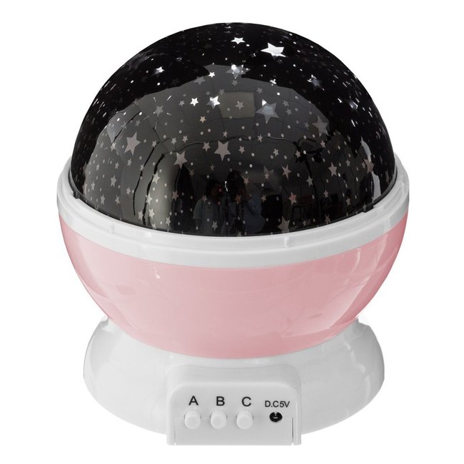 Lampe Veilleuse Projecteur Couleur rose <span itemprop=