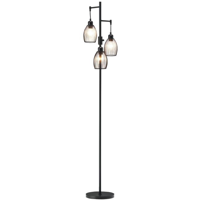 Lampadaire Acier Noir Couleur noir <span itemprop=