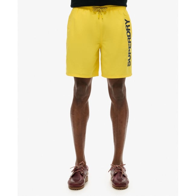 Short de bain de sport recyclé à motif longueur 43 cm - SUPERDRY