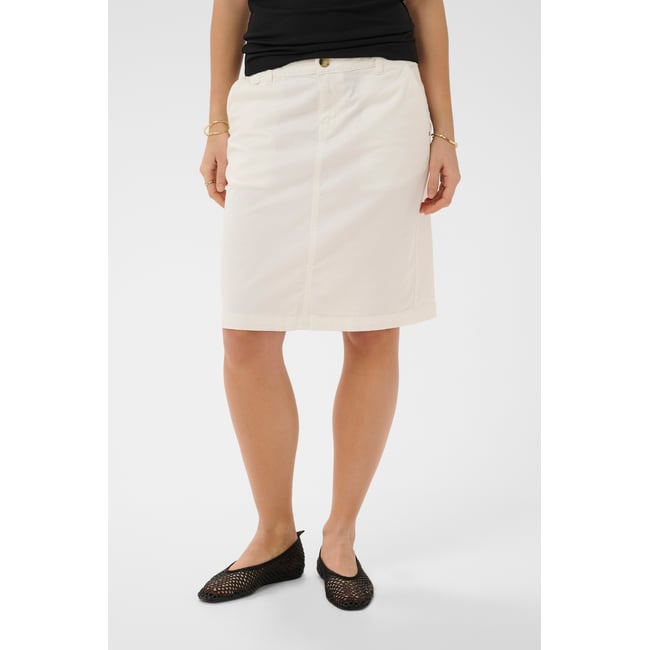 Jupe casual blanc snow white <span itemprop=