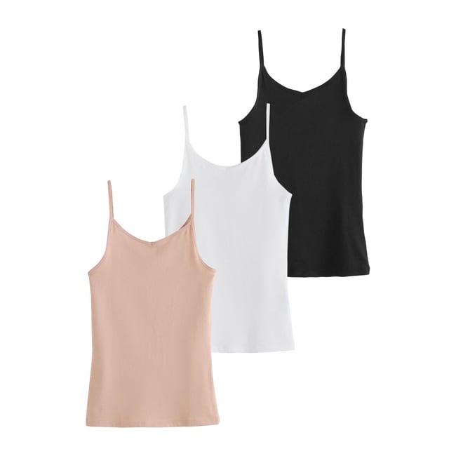 Débardeurs classiques, lot de 3 multi-couleurs <span itemprop=