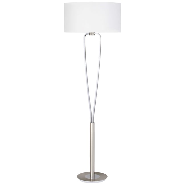 Lampadaire design en métal classique, PARIS 2 Couleur gris <span itemprop=