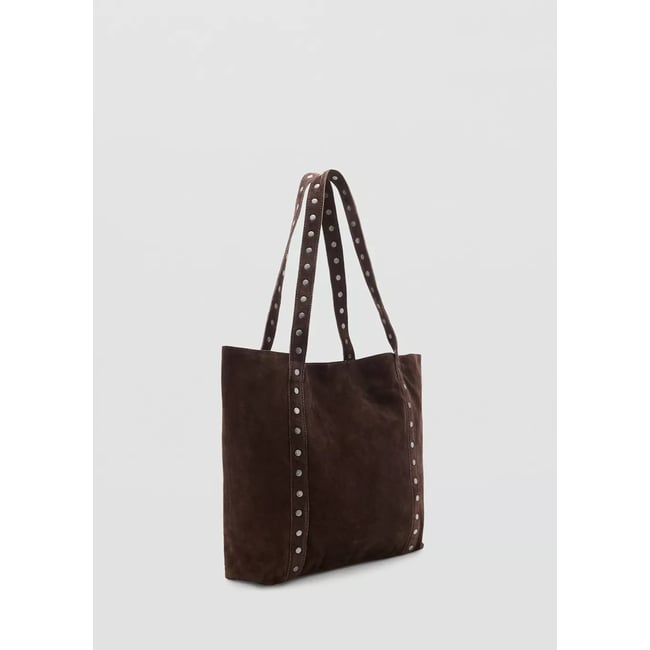 Sac tote cuir chocolat <span itemprop=