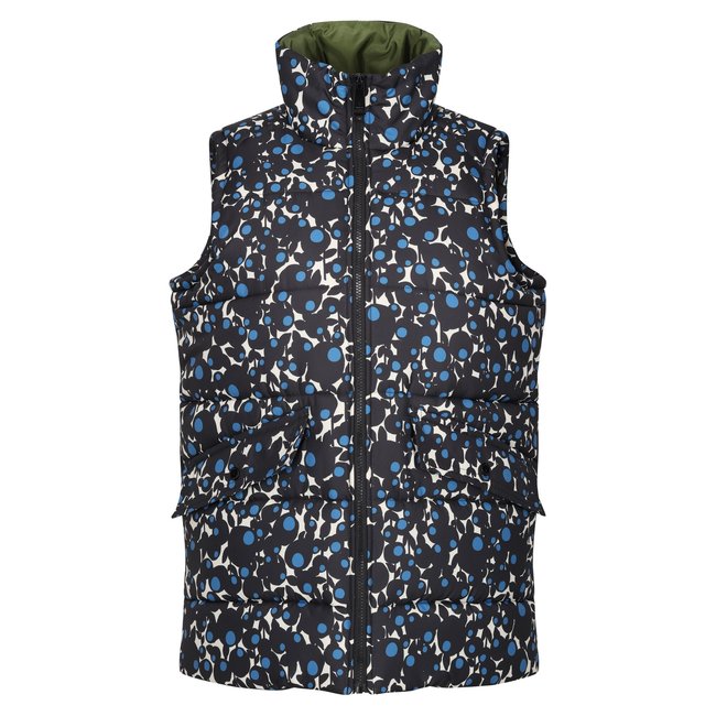 Veste sans manches ORLA KIELY bleu / baies <span itemprop=