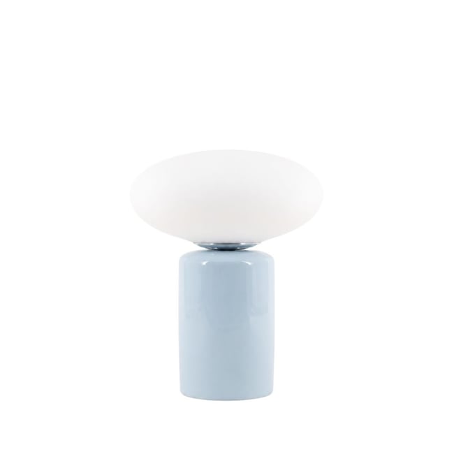 Lampe à poser design en céramique et verre 31cm - ORNAMI