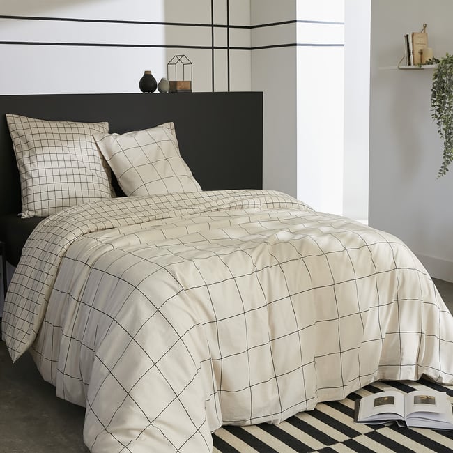 Parure de lit enfant Coton Cadri pampa <span itemprop=