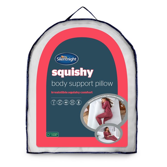 Squishy Body Support Pillow, cream, SILENTNIGHT