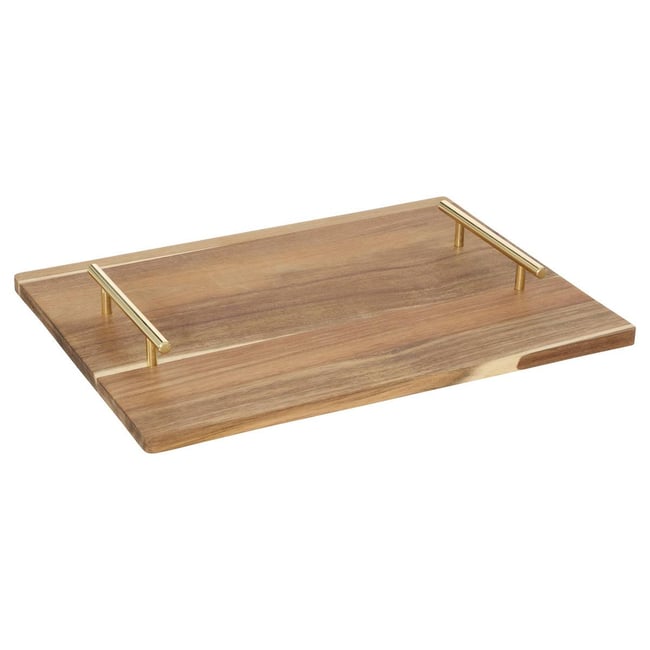 Plateau de présentation MINA GOLD Couleur marron <span itemprop=