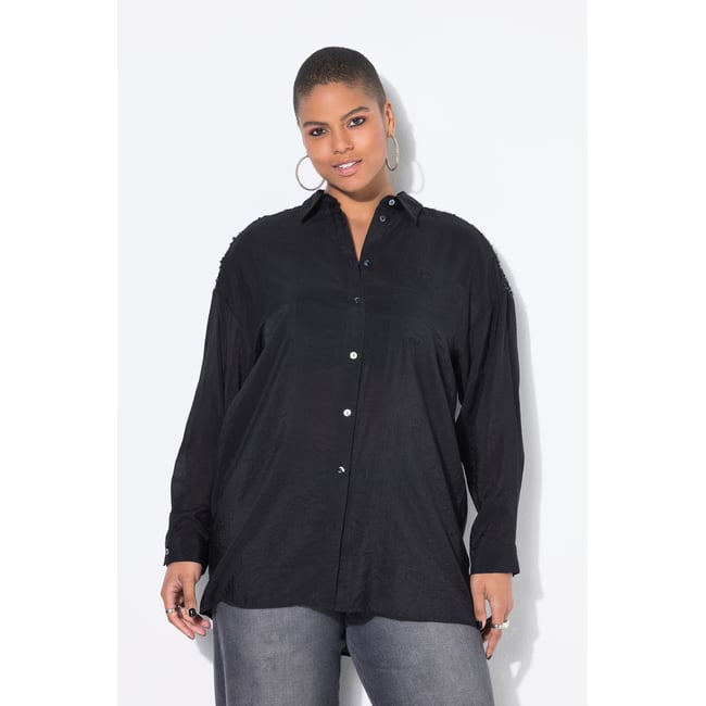 Chemisier oversize. Franges et sequins aux - STUDIO UNTOLD