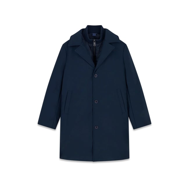 Doudoune Avec Gilet Amovible bleu <span itemprop=